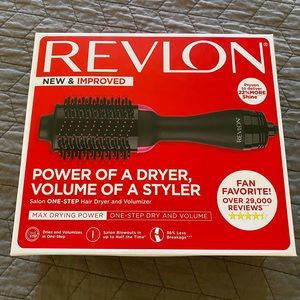 *NEW* REVLON | NWB Hair Dryer & Volumizer Hot Airbrush | Black Blow Dryer